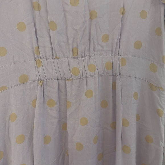 L Space Lavender Polka Dot Button Up Dress - Picture 7 of 7